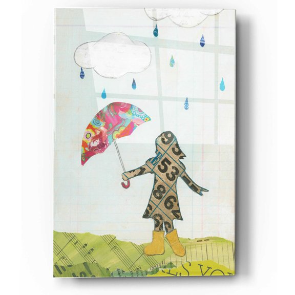 Epic Art 'Rain and Wind IV' by Courtney Prahl, Acrylic Glass Wall Art, 12"x16"