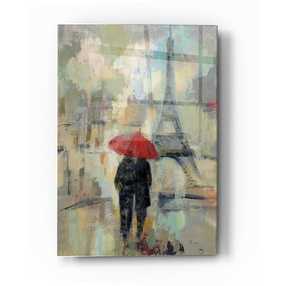 Epic Art 'Rain in the City II' by Silvia Vassileva, Acrylic Glass Wall Art, 24"x36"