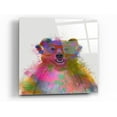 thumbnail image 1 of Epic Art 'Rainbow Splash Bear' by Fab Funky Acrylic Glass Wall Art, 12"x12", 1 of 2
