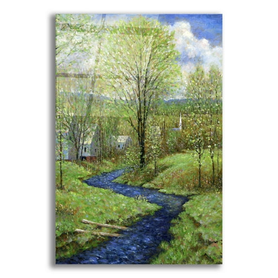 Epic Art 'Ready Spring' by Michael Fratrich Acrylic Glass Wall Art, 16" x 24"