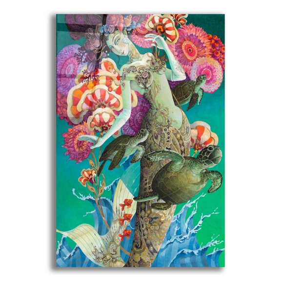 Epic Art 'Rise Up' by David Galchutt, Acrylic Glass Wall Art, 12"x16"