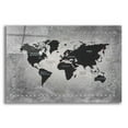 thumbnail image 1 of Epic Art 'Riveting World Map' by James Wiens, Acrylic Glass Wall Art, 24"x16", 1 of 8