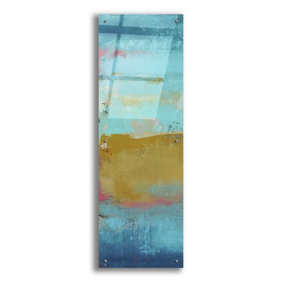 Epic Art 'Riviera Bay I' by Erin Ashley, Acrylic Glass Wall Art, 16"x48"