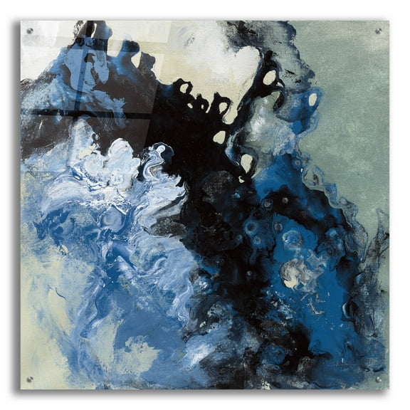 Epic Art 'Roaring Waves I' by Silvia Vassileva, Acrylic Glass Wall Art, 36"x36"