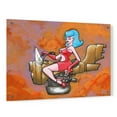 thumbnail image 1 of Epic Art 'Rocket Queen Paint' by Craig Snodgrass, Acrylic Glass Wall Art, 36"x24", 1 of 5