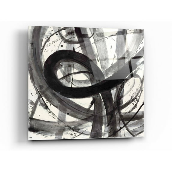 Epic Art 'Roller Coaster I on White' by Albena Hristova, Acrylic Glass Wall Art, 36"x36"