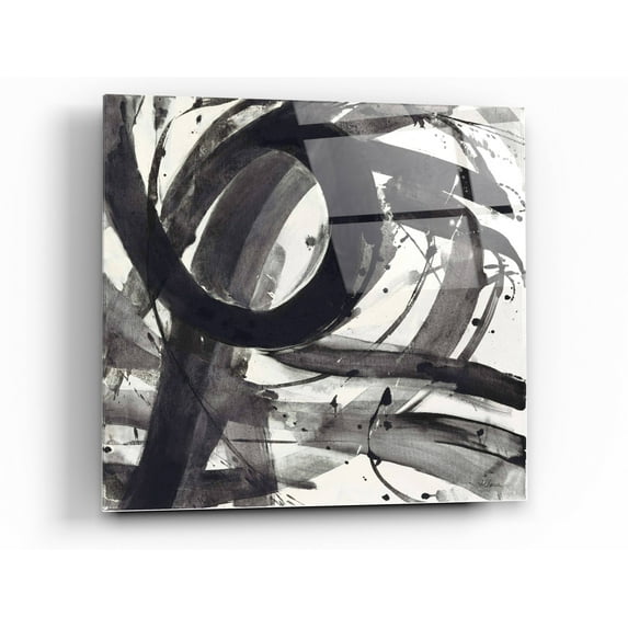 Epic Art 'Roller Coaster II on White' by Albena Hristova, Acrylic Glass Wall Art, 36"x36"