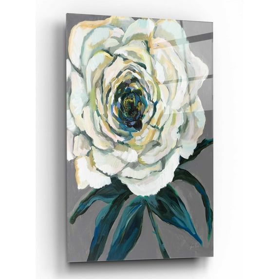 Epic Art 'Rose' by Jeanette Vertentes, Acrylic Glass Wall Art, 12"x16"