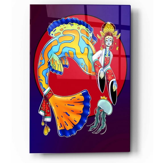 Epic Art 'Royalty' by Avery Multer, Acrylic Glass Wall Art, 12"x16"