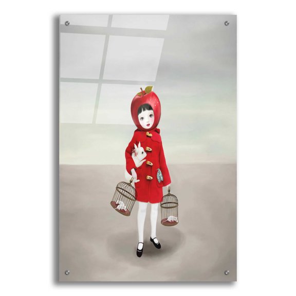 Epic Art 'Ruby' by Art & Ghosts, Acrylic Glass Wall Art, 24"x36"