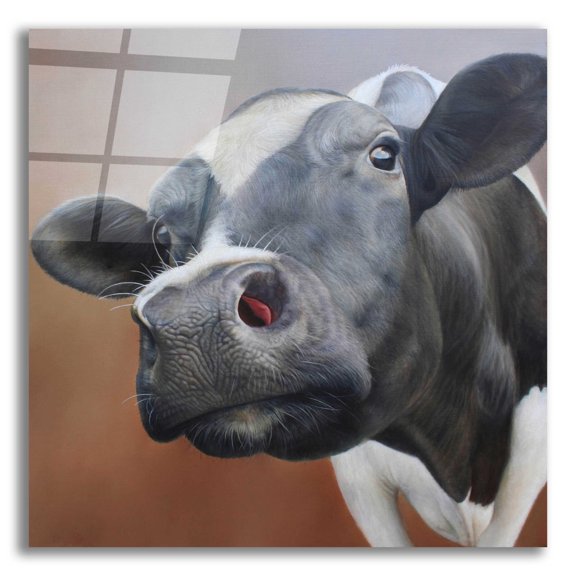 Epic Art 'Ruby' by Sam Dolman, Acrylic Glass Wall Art, 12"x12"