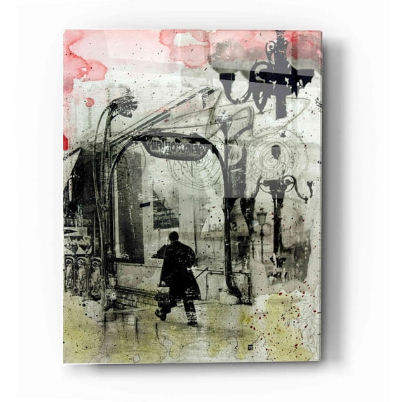 Epic Art 'Rush Hour' by DB Waterman, Acrylic Glass Wall Art, 16"x24"