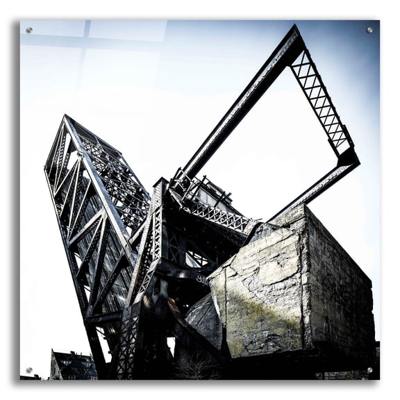 Epic Art 'Rust In Peace' by Epic Portfolio Acrylic Glass Wall Art, 36" x 36"