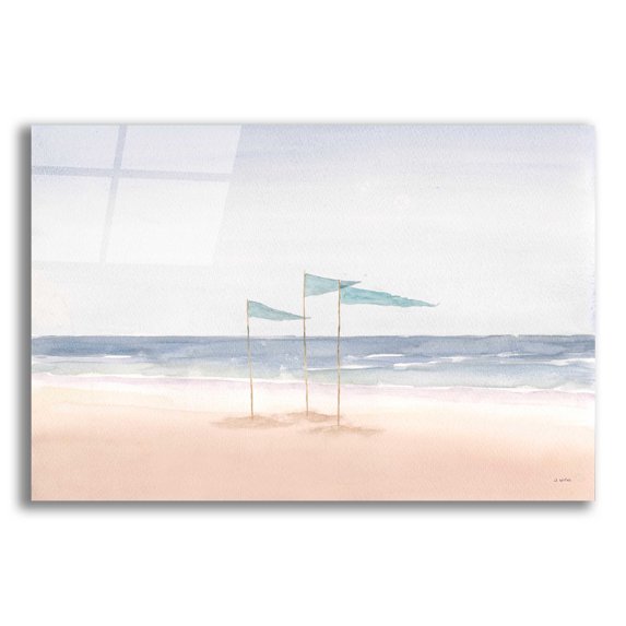Epic Art 'Salento Coast I' by James Wiens, Acrylic Glass Wall Art, 16"x12"