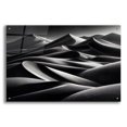 thumbnail image 1 of Epic Art 'Sand Dunes B&w 4' by Rey Klimt Acrylic Glass Wall Art, 36" x 24", 1 of 8
