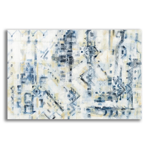 Epic Art 'Scattered Indigo' by Silvia Vassileva, Acrylic Glass Wall Art, 16"x12"