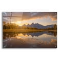 thumbnail image 1 of Epic Art 'Schwabacher Sunset - Grand Teton National Park' by Darren White, Acrylic Glass Wall Art, 36"x24", 1 of 8