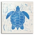 thumbnail image 1 of Epic Art 'Sea Creature Turtle Blue' by Courtney Prahl, Acrylic Glass Wall Art, 12"x12", 1 of 8