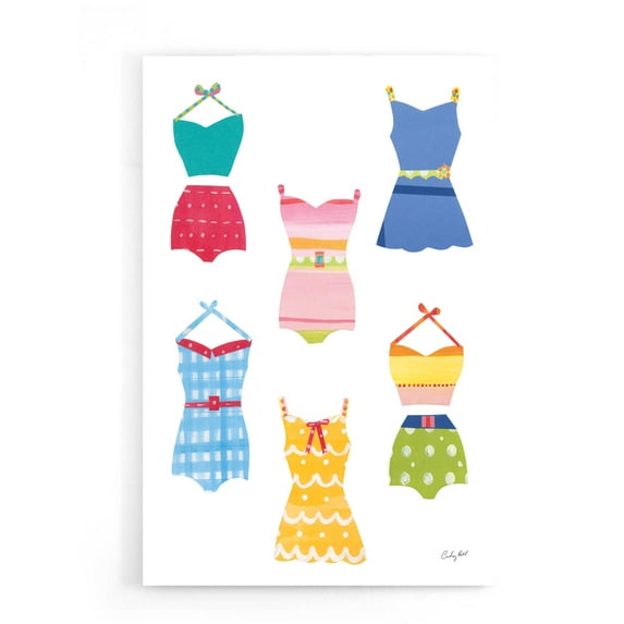 Epic Art 'Sea Sand Sun VI' by Courtney Prahl, Acrylic Glass Wall Art, 16"x24"