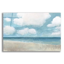 Epic Art 'Seascape 4' by James Wiens Acrylic Glass Wall Art, 24" x 16"