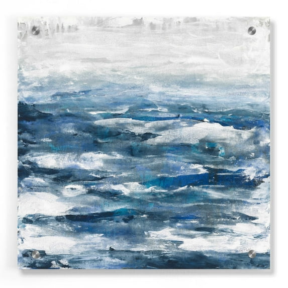 Epic Art 'Seaside Escape III' by Courtney Prahl, Acrylic Glass Wall Art, 36"x36"