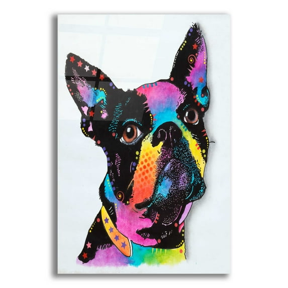 Epic Art 'Serge' by Dean Russo, Acrylic Glass Wall Art, 16"x24"