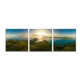 thumbnail image 1 of Epic Art 'Seychelles - View from Curiese Island' by Epic Portfolio, Acrylic Glass Wall Art, 3 Piece Set, 108" x 36", 1 of 8