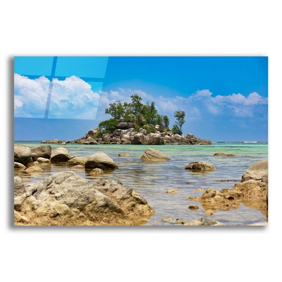 Epic Art 'Seychelles - Mahe 2' by Epic Portfolio, Acrylic Glass Wall Art, 24"x16"