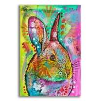 Epic Art 'Sgt Bunbun Reporting For Snacks' by Dean Russo Acrylic Glass Wall Art, 12" x 16"