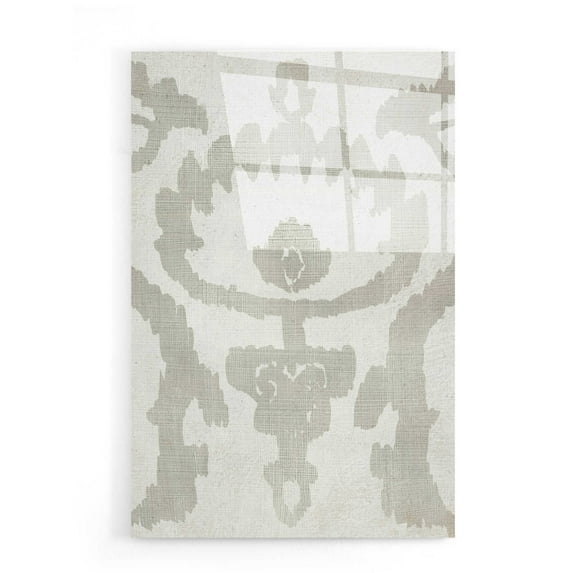 Epic Art 'Shadow Ikat VI' by Chariklia Zarris, Acrylic Glass Wall Art, 16"x24"