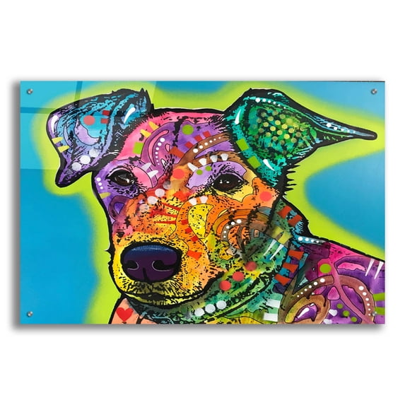Epic Art 'Shamus' by Dean Russo, Acrylic Glass Wall Art, 36"x24"