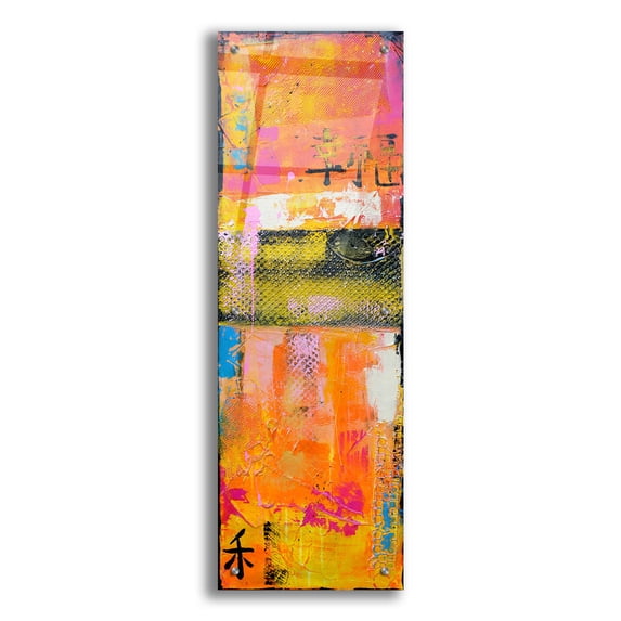 Epic Art 'Shanghai Pop I' by Erin Ashley, Acrylic Glass Wall Art, 12"x36"