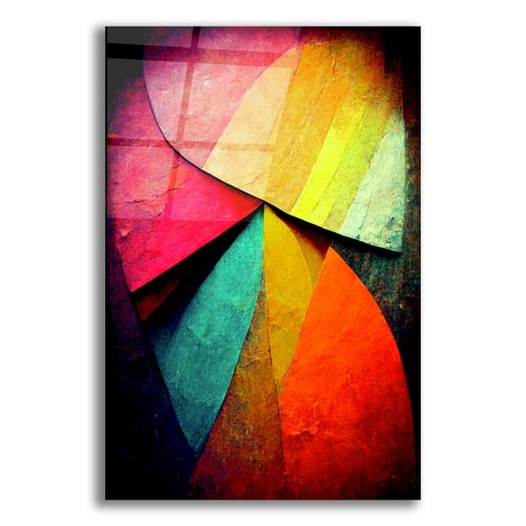 Epic Art 'Shield Wall' by Romantz Art, Acrylic Glass Wall Art, 12"x16"