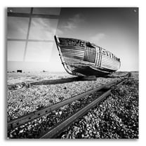 Epic Art 'Ship Wreck I' by Nina Papiorek, Acrylic Glass Wall Art, 36"x36"