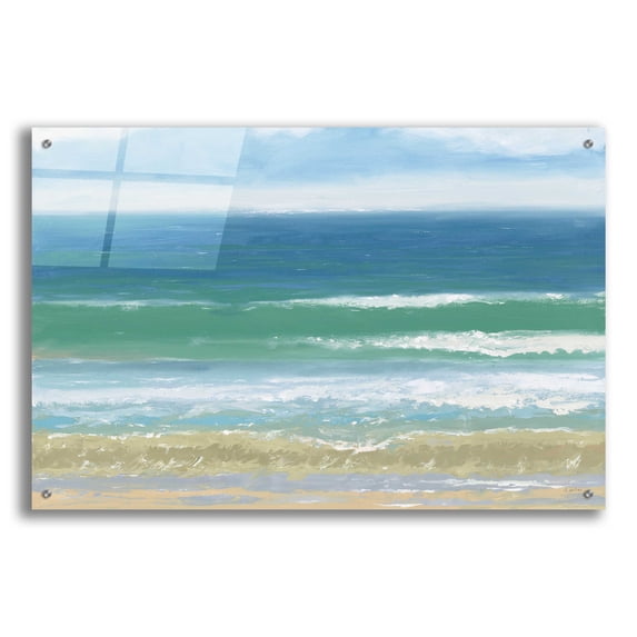 Epic Art 'Shoreline' by James Wiens, Acrylic Glass Wall Art, 36"x24"