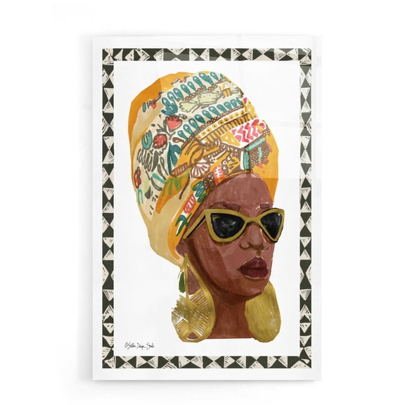 Epic Art 'Side Portrait 1' by Stellar Design Studio, Acrylic Glass Wall Art, 16"x24"