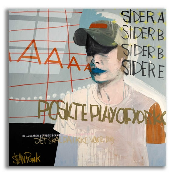 Epic Art 'Sider A' by Punk, 12"x12"