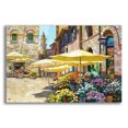 thumbnail image 1 of Epic Art 'Siena Flower Market' by Howard Behrens Acrylic Glass Wall Art, 36"x24", 1 of 8