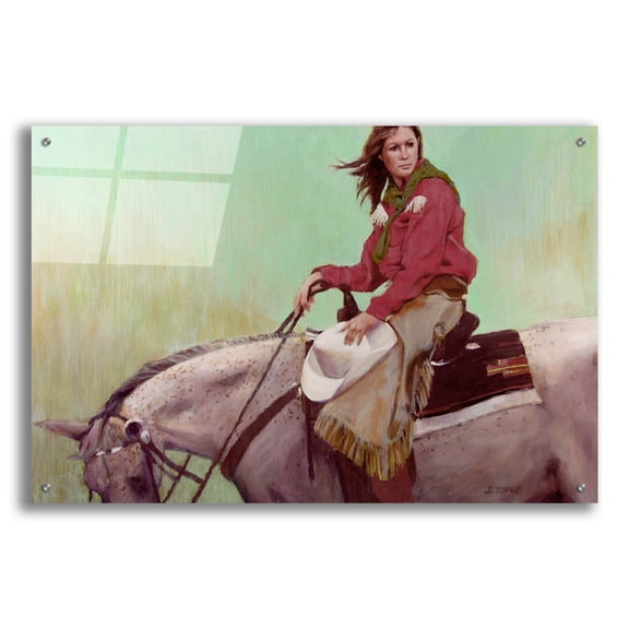 Epic Art 'Silence' by J. E. Knauf, Acrylic Glass Wall Art, 36"x24"