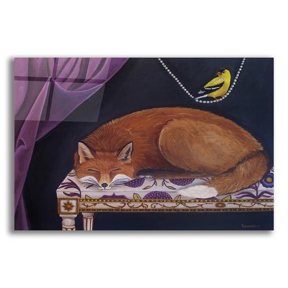 Epic Art 'Silent Observation' by Catherine A Nolin, Acrylic Glass Wall Art, 24"x16"