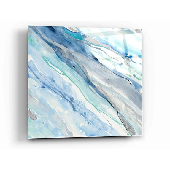 Epic Art 'Silver Spring II' by Albena Hristova, Acrylic Glass Wall Art, 12"x12"