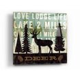 thumbnail image 1 of Epic Art 'Simple Living Deer' by Michael Mullan, Acrylic Glass Wall Art, 12"x12", 1 of 2