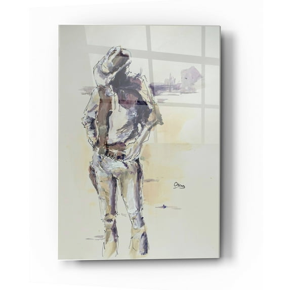 Epic Art 'Sketch' by Oscar Alvarez Pardo, Acrylic Glass Wall Art, 24"x36"