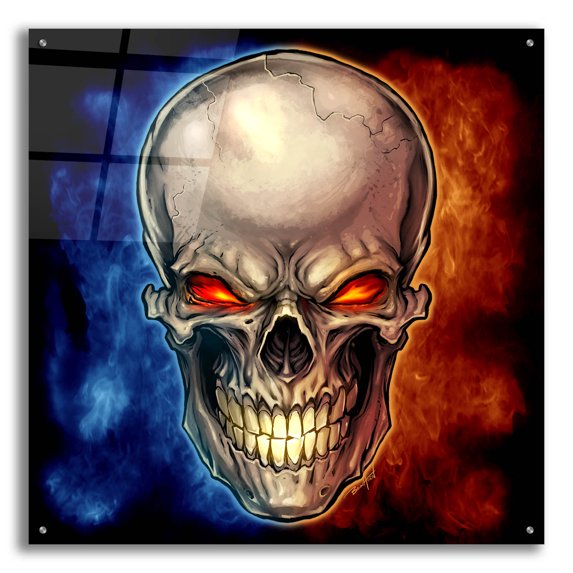Epic Art 'Skull 2016' by Flyland Designs, Acrylic Glass Wall Art, 36"x36"