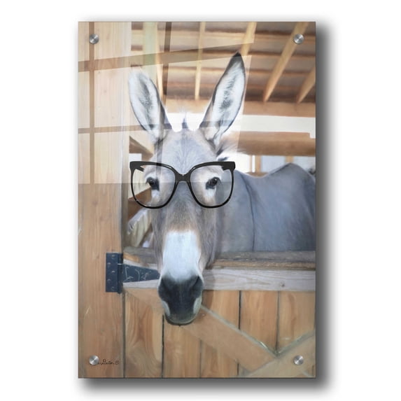 Epic Art 'Smart Ass' by Lori Deiter, Acrylic Glass Wall Art, 24"x36"