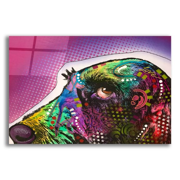 Epic Art 'Sneek Peek 1' by Dean Russo Studios, Acrylic Glass Wall Art, 24"x16"