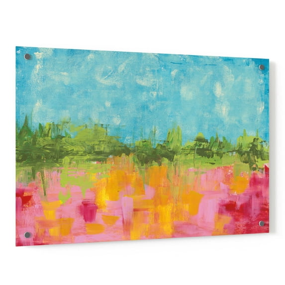 Epic Art 'SoCal' by Courtney Prahl, Acrylic Glass Wall Art, 36"x24"