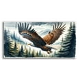 thumbnail image 1 of Epic Art 'Soaring Bald Eagle 1' by Rey Klimt Acrylic Glass Wall Art, 24" x 12", 1 of 8