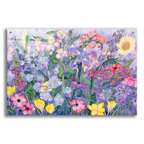 Epic Art 'Soft Spring' by Carissa Luminess, Acrylic Glass Wall Art, 36"x24"
