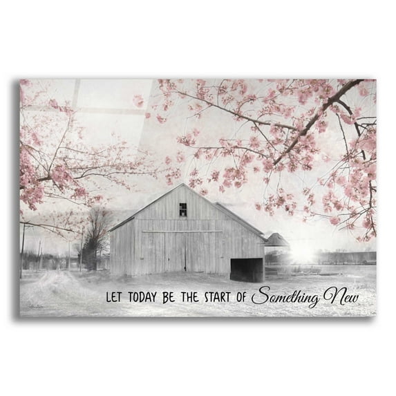 Epic Art 'Something New' by Lori Deiter Acrylic Glass Wall Art, 24"x16"